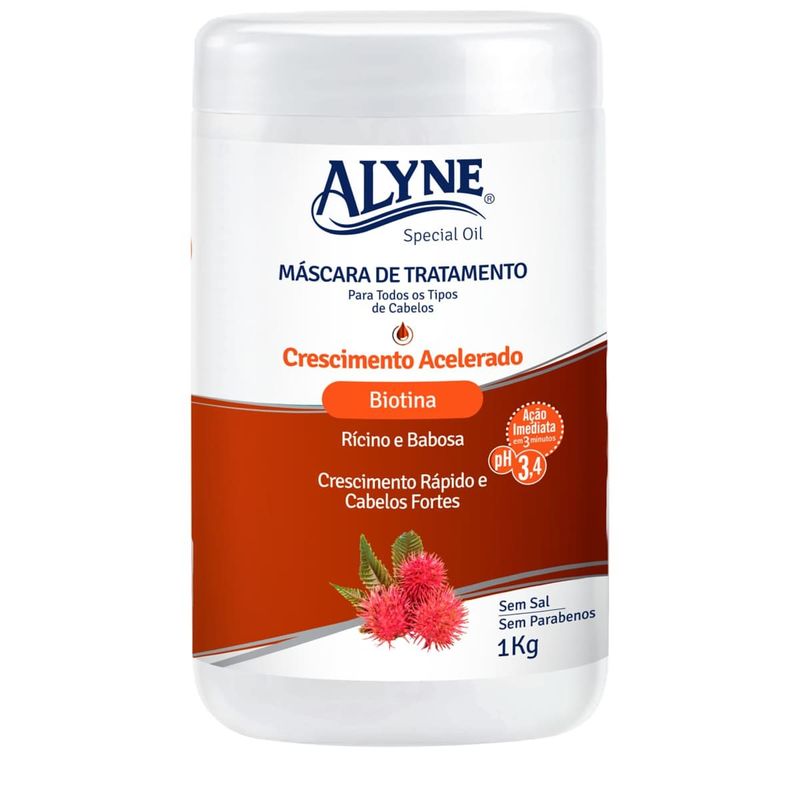 máscara de tratamento alyne crescimento acelerado 1kg (mp)