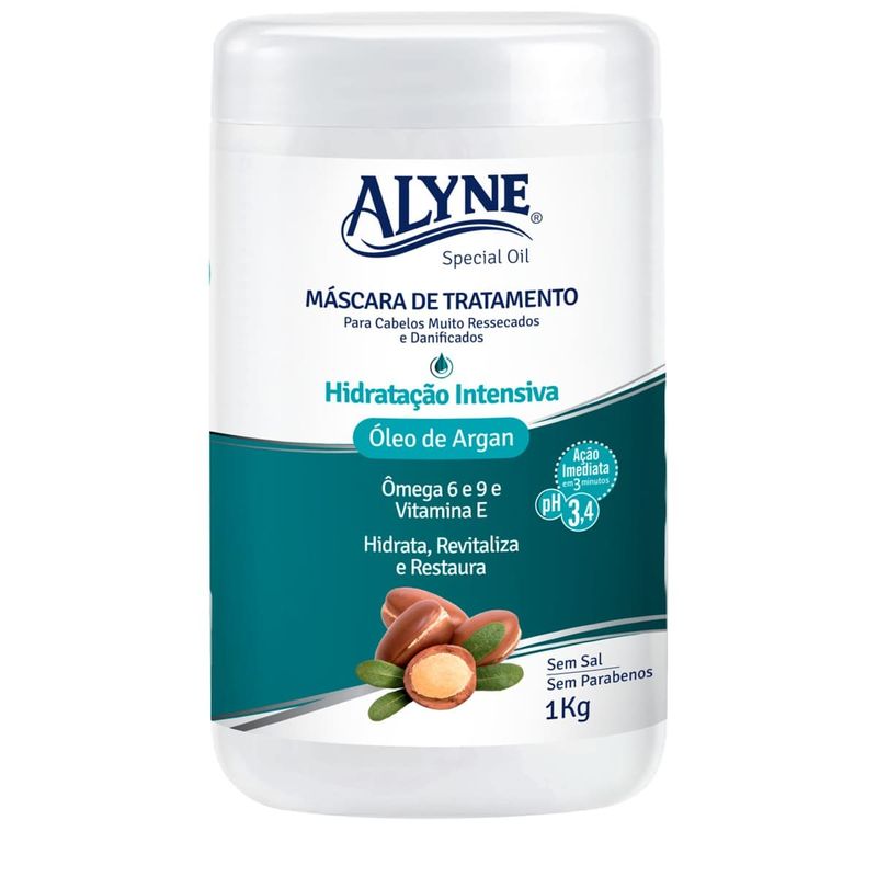máscara de tratamento alyne hidratação intensiva 1kg (mp)