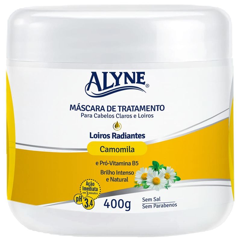 máscara de tratamento alyne louros radiantes 400g (mp)