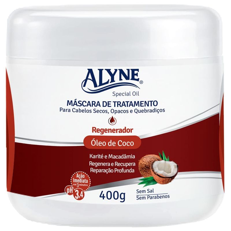 máscara de tratamento alyne regenerador 400g (mp)
