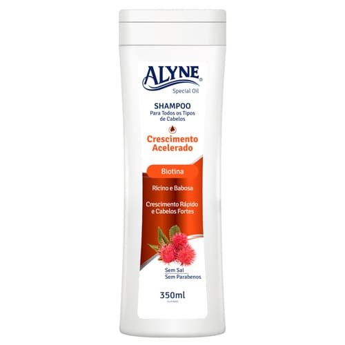 Shampoo ALYNE Crescimento Acelerado Ricino Babosa 350ml