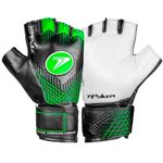 luva de goleiro poker futsal focus training tamanho 9 preto (mp)