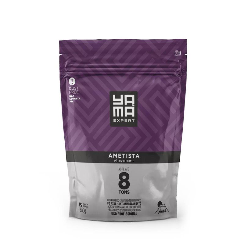 pó descolorante yama ametista refil 300g (mp)