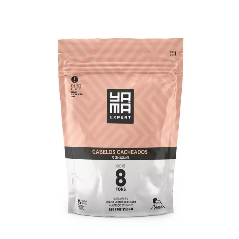 pó descolorante yama cabelos cacheados refil 300g (mp)