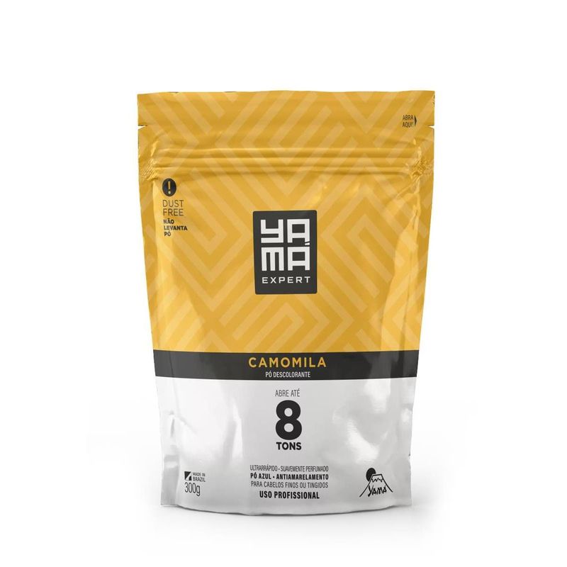 pó descolorante yama camomila refil 300g (mp)