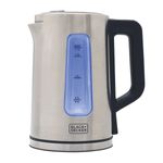 chaleira elétrica black+decker gourmand gris inox 127v kepg-br