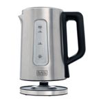 chaleira elétrica black+decker gourmand gris inox 127v kepg-br