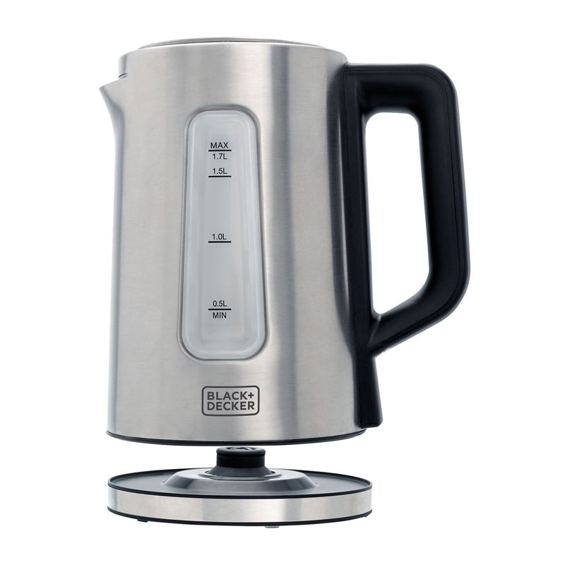 chaleira elétrica black+decker gourmand gris inox 127v kepg-br