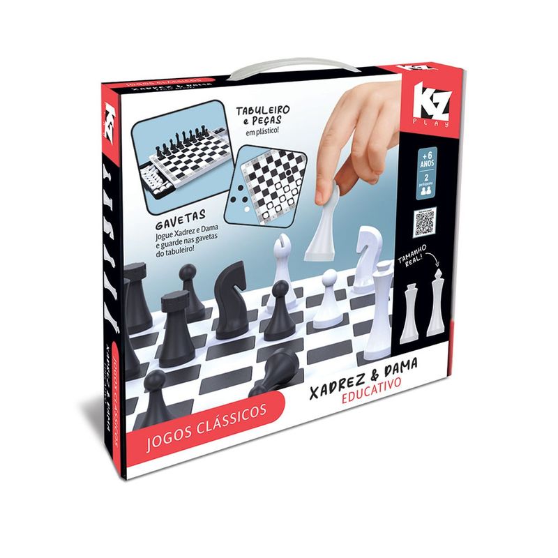 jogo elka xadrez e dama educativo 1276