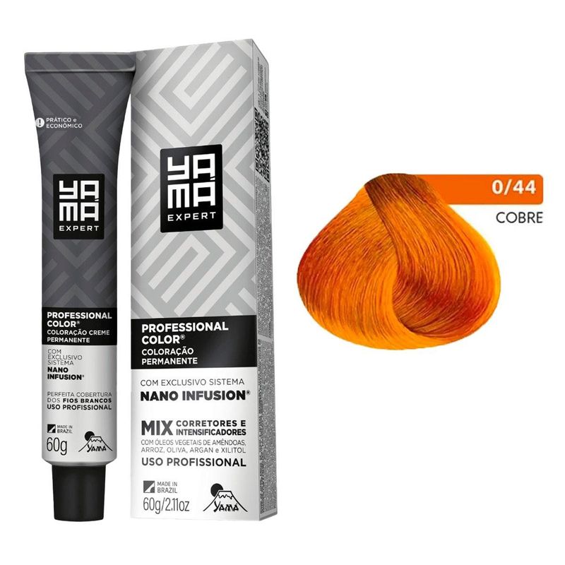 coloração creme yama nano infusion 044 mix cobre color (mp)