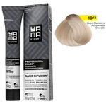 coloração creme yama nano infusion 10.13 louro claríssimo acinzentado dourado (mp)