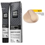 coloração creme yama nano infusion 12.12 louro extra claro acinzentado irisado (mp)