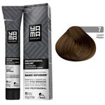 coloração creme yama nano infusion 7.0 louro médio (mp)