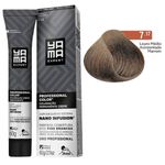coloração creme yama nano infusion 7.17 louro médio acinzentado marrom (mp)