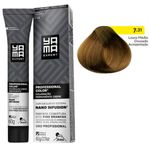 coloração creme yama nano infusion 7.31 louro médio dourado acinzentado (mp)