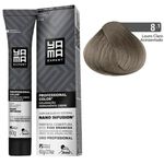 coloração creme yama nano infusion 8.1 louro claro acinzentado (mp)