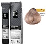 coloração creme yama nano infusion 8.12 louro claro acinzentado (mp)