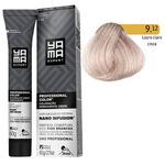 coloração creme yama nano infusion 9.12 louro claro acinzentado (mp)