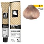 coloração creme yama nano infusion 8.89 louro claro pérola sem amônia (mp)