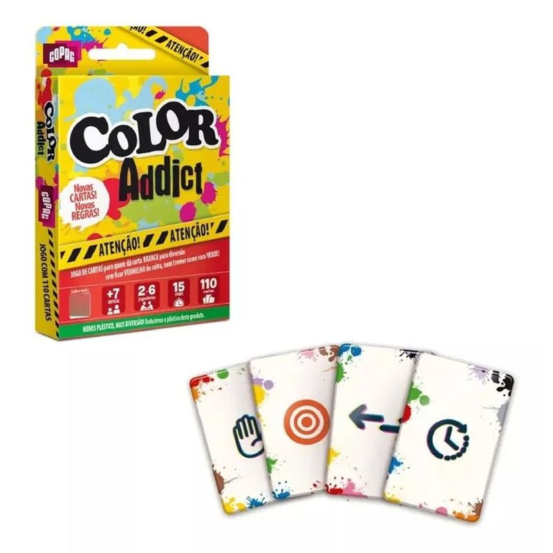 Jogo Copag Color Addict Cartucho 32410