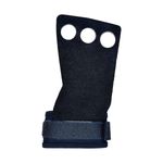 luva grip de couro protetor para crossfit nc extreme panther claw tamanho m preto (mp)