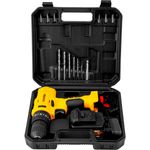 parafusadeira furadeira de impacto vonder a bateria 12v bivolt pfv120i (mp)