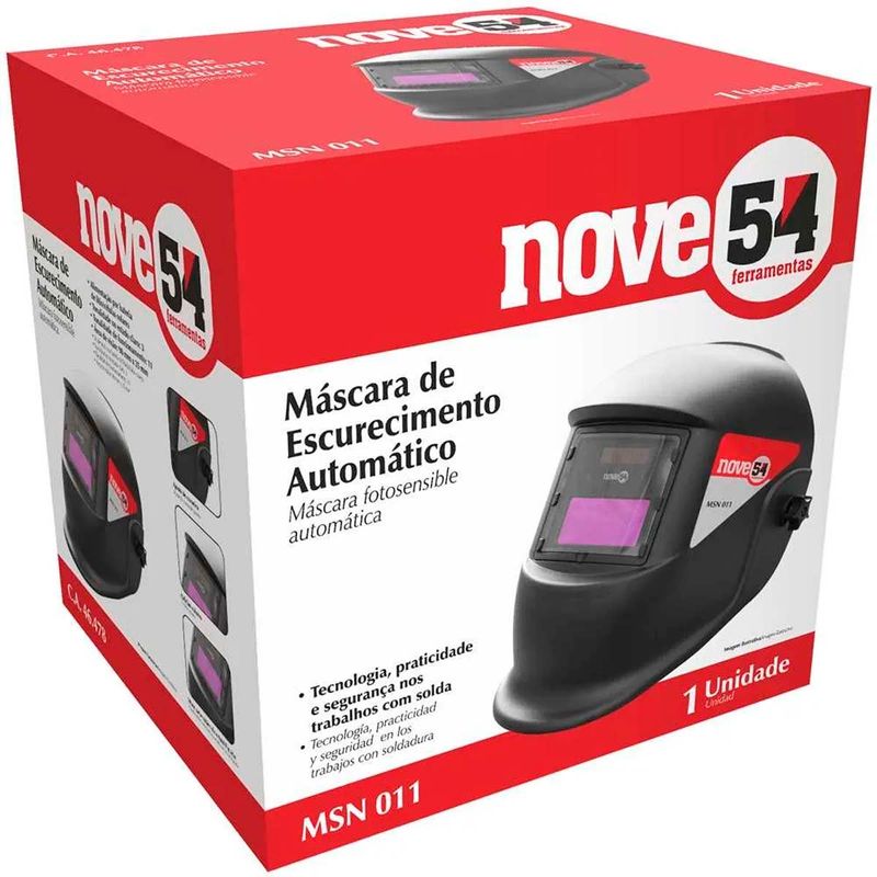 máscara para solda vonder com escurecimento automático ton11 nove54 (mp)