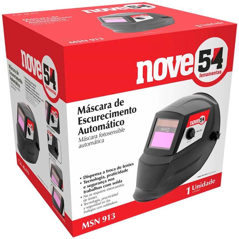 máscara para solda vonder com escurecimento automático ton9a13 nove54 (mp)