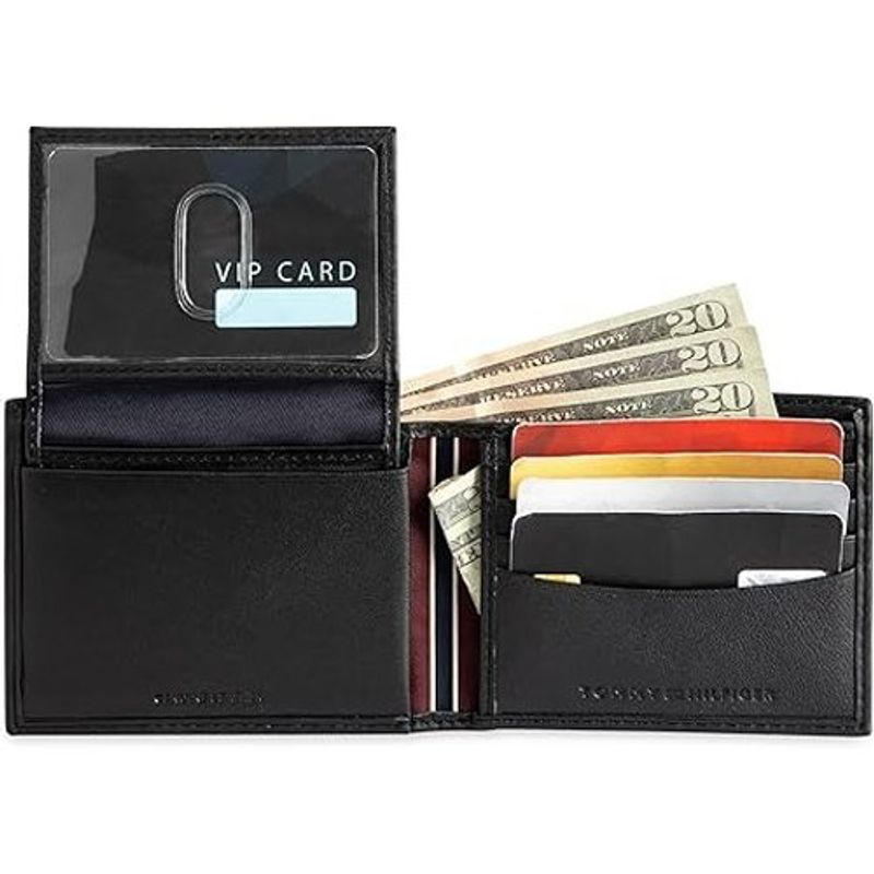 carteira tommy hilfiger couro pt a-bi