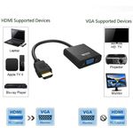 adaptador hdmi argom macho para vga fêmea arg-cb-0055 preto (mp)