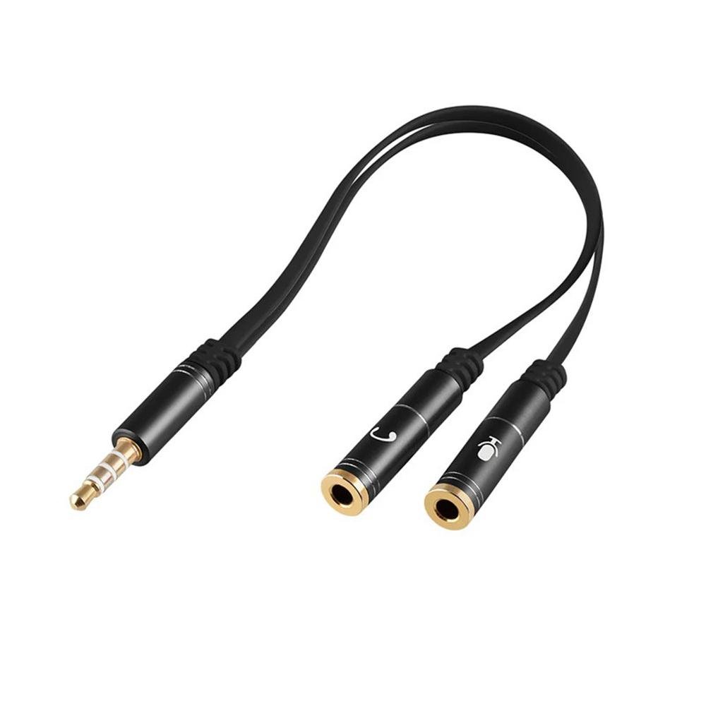 Cabo  Adaptador de Áudio 3.5mm P2 para P3 15CM - Argom