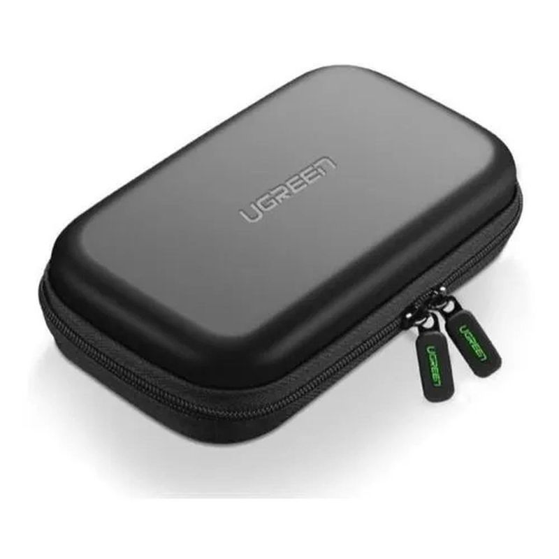 estojo para hd externo ugreen 2.5"/3.5" com divisória lp128 eva 40707 preto (mp)
