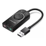 adaptador usb ugreen para p2 com controle de volume cm129 (mp)