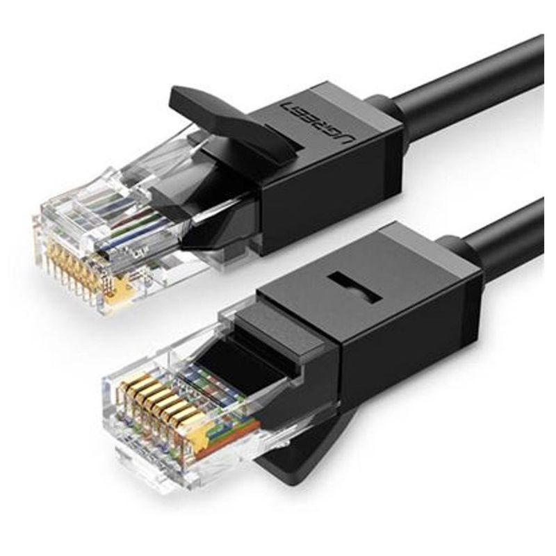 cabo utp ugreen patch cord cat6 10m nw102 preto (mp)