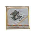 toalha para bebê cutie baby com capuz básica (mp)