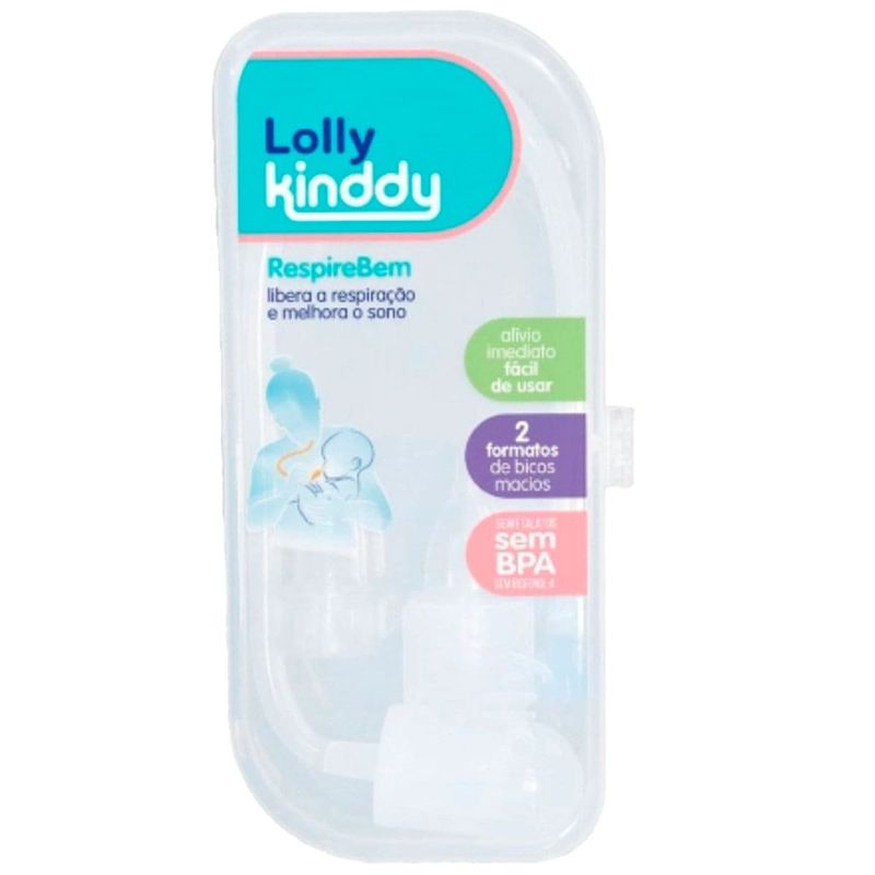 aspirador nasal lolly respire bem com estojo (mp)