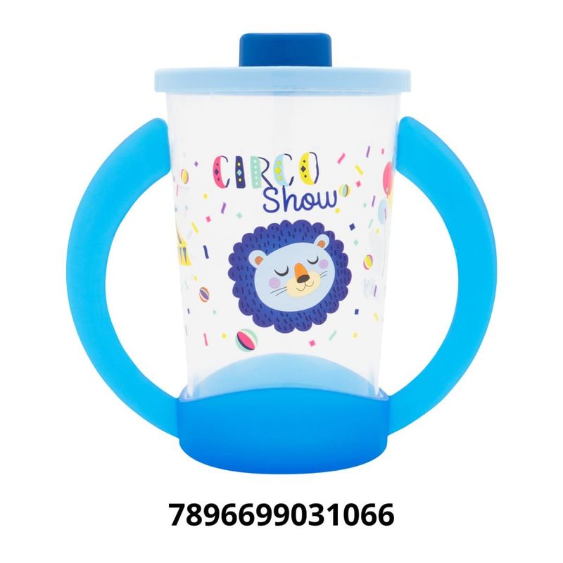 copo lolly oceano com alça de treinamento masculino 350ml (mp)