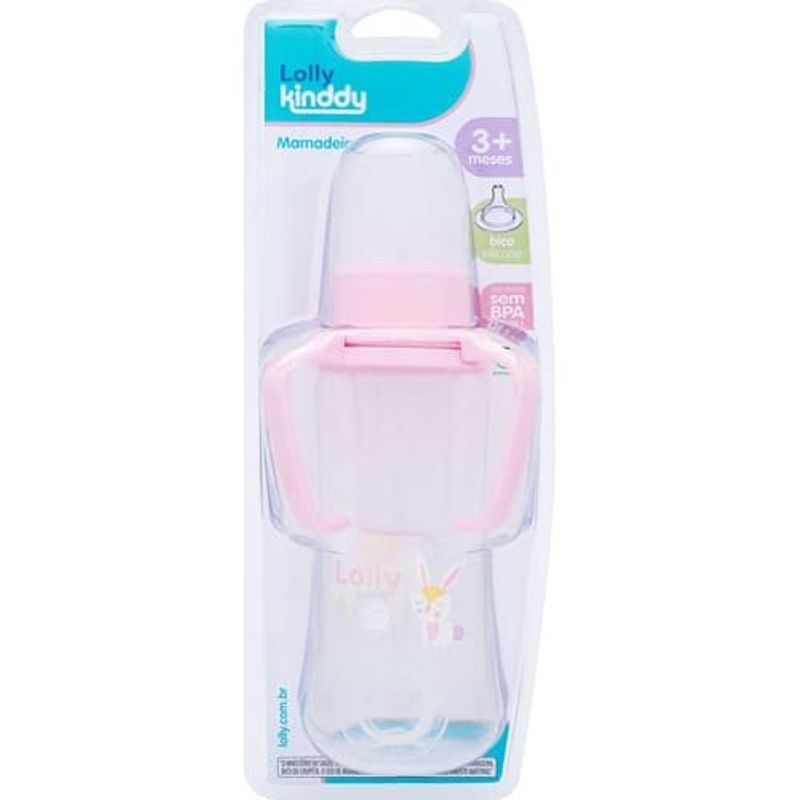Mamadeira Lolly Zoo Bico Red Com Alça Feminino 250ml (MP)
