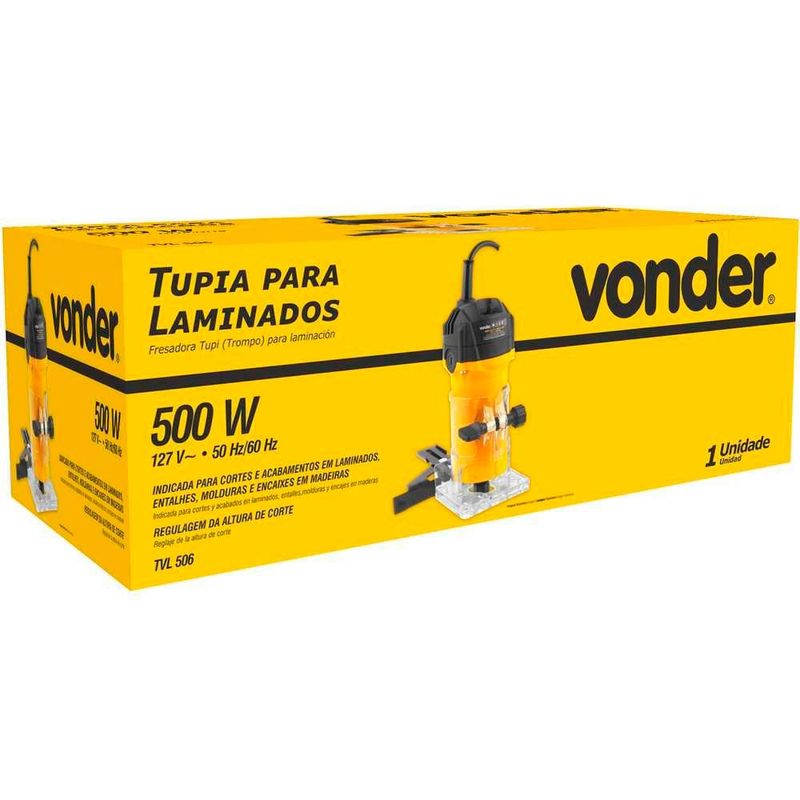 tupia para laminados vonder 500w 127v tlv506 (mp)