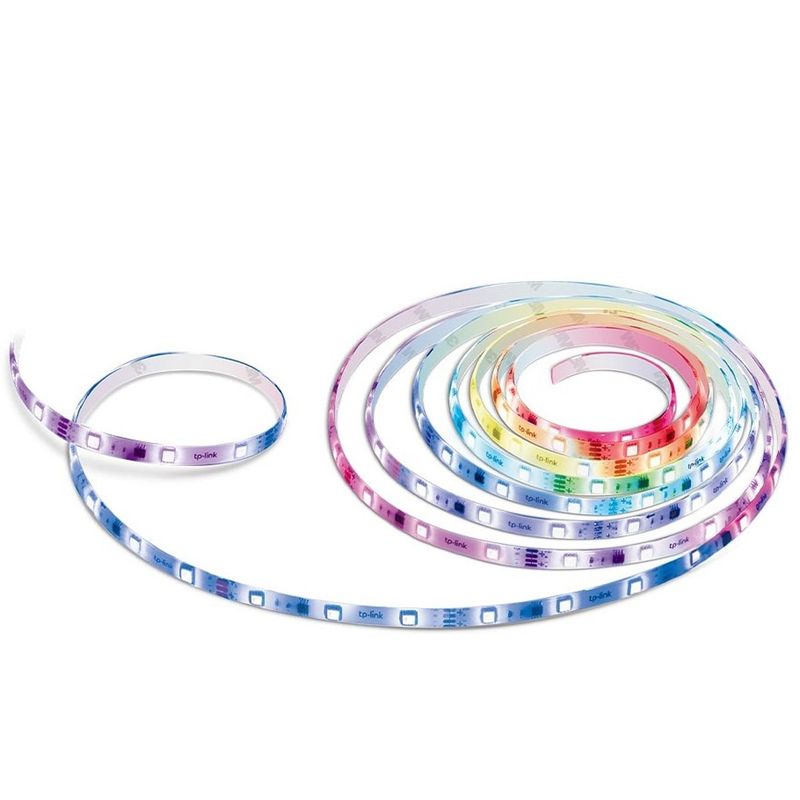 fita de led inteligente tp-link smart multicolorida wi-fi 5 metros