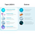 fita de led inteligente tp-link smart multicolorida wi-fi 5 metros