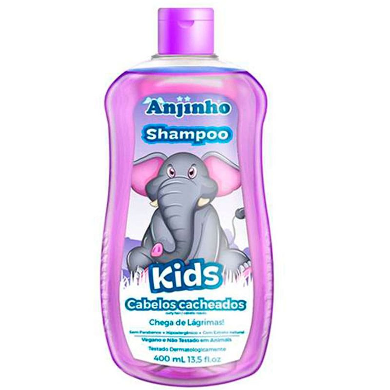 shampoo anjinho kids cabelos cacheados 400ml (mp)