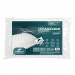 travesseiro fibrasca massageador suporte médio 4483 42x65
