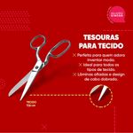 tesoura de aço para tecido singer 7 17.8cm 250016101