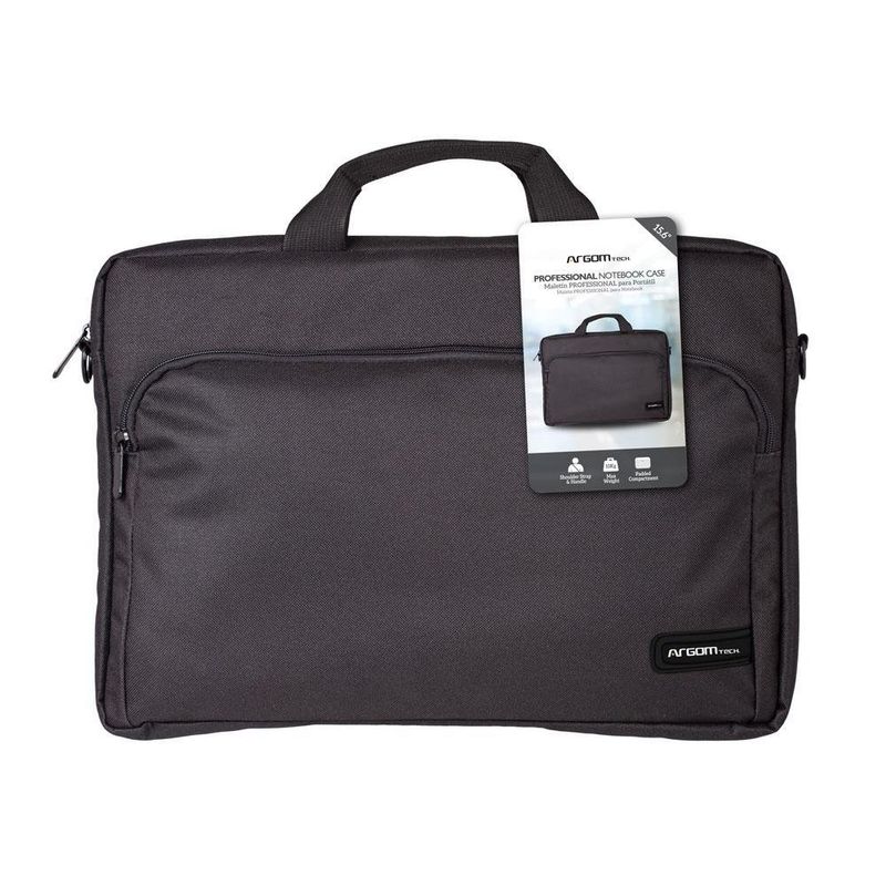 case para notebook argom 15.6" professional arg-bg-6780bk preto (mp)