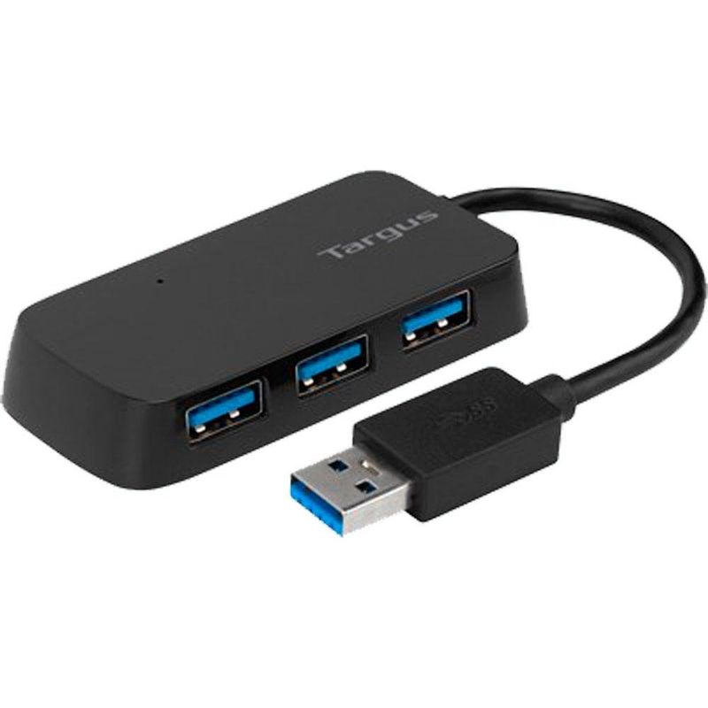 hub usb targus 3.0 4 portas ach124us preto (mp)
