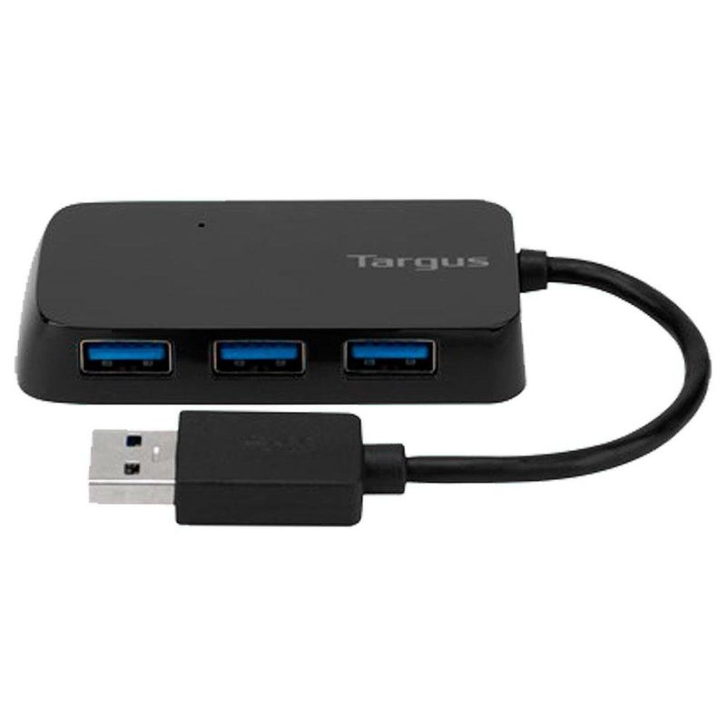 hub usb targus 3.0 4 portas ach124us preto (mp)