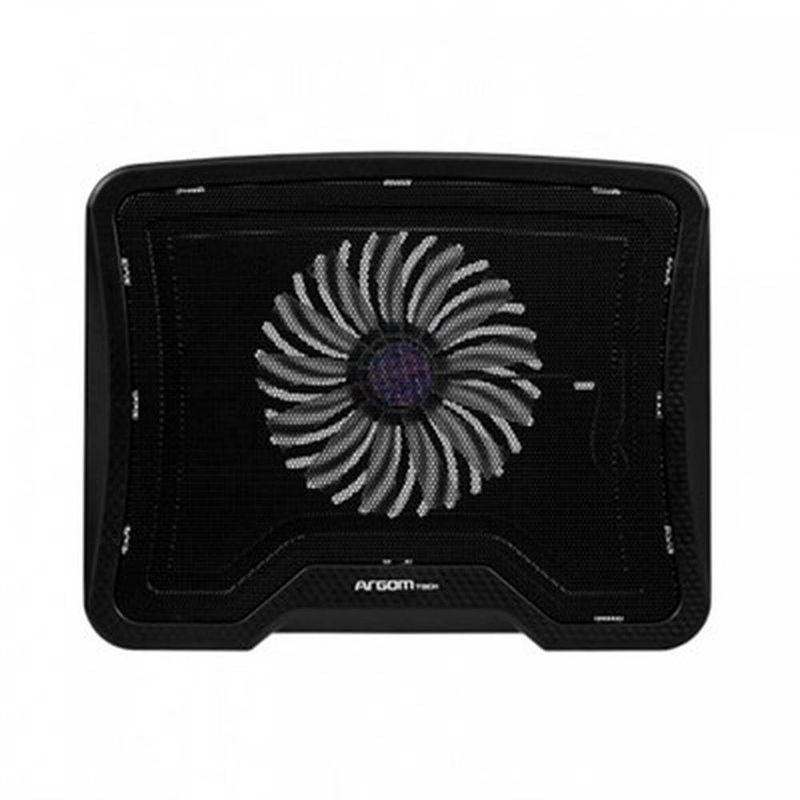 suporte para notebook argom com cooler e hub usb arg-cf-1584 (mp)