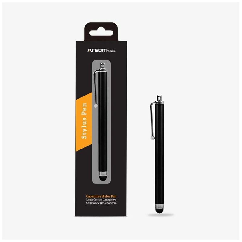 caneta stylus argom para tablets e smartphones preto (mp)