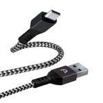 cabo usb argom para usb-c 1.8m dura form nylon arg-cb-0025bk preto (mp)